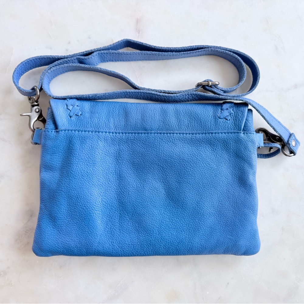 Johnny Was Light Blue Crossbody Bag - Picture 3 of 12
